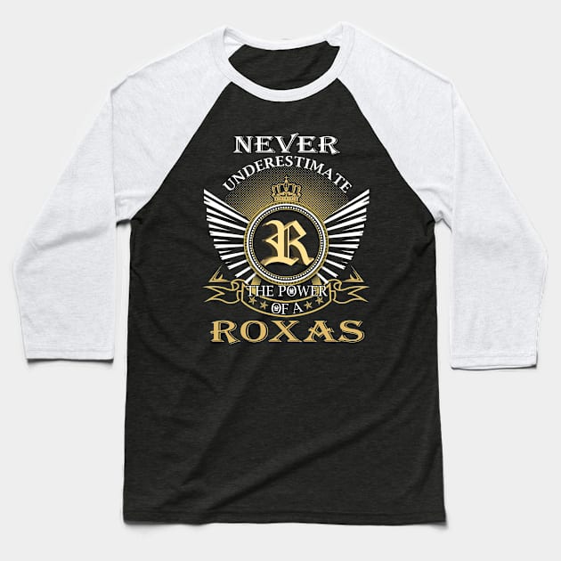 Never Underestimate ROXAS Baseball T-Shirt by Nap